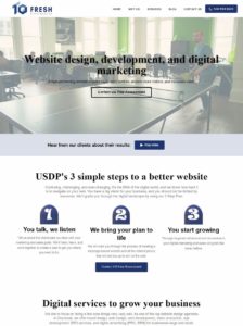 SEO services by web design company